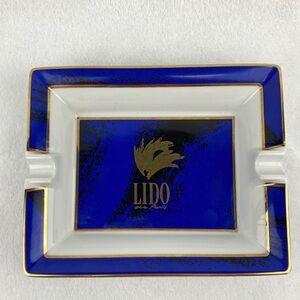 Artoria Limoges Paris Lido de Paris Cabaret Theater Ashtray 7.5” x 6”